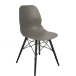 Shoreditch UPH Side Chair - K Frame (Black) Grey
