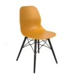 Shoreditch Side Chair - K Frame (Black) Mustard