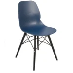 Shoreditch Side Chair - K Frame (Black) Navy