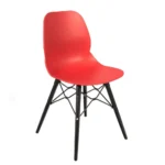Shoreditch Side Chair - K Frame (Black) Red