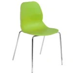 Shoreditch Side Chair - F Frame (4 Leg/Stackable) Lime