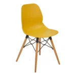 Shoreditch Side Chair - K Frame (Beech) Mustard