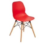 Shoreditch Side Chair - K Frame (Beech) Red