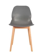 Shoreditch Side Chair - T Frame (Beech) Grey - Image 2